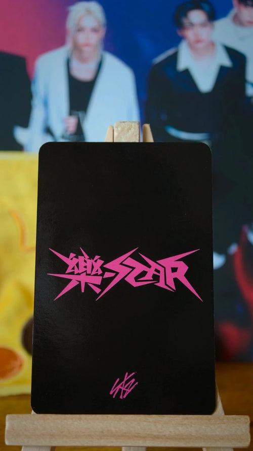 Stray Kids Felix ROCK-STAR Photocard (KTOWN4U POB) — reverse