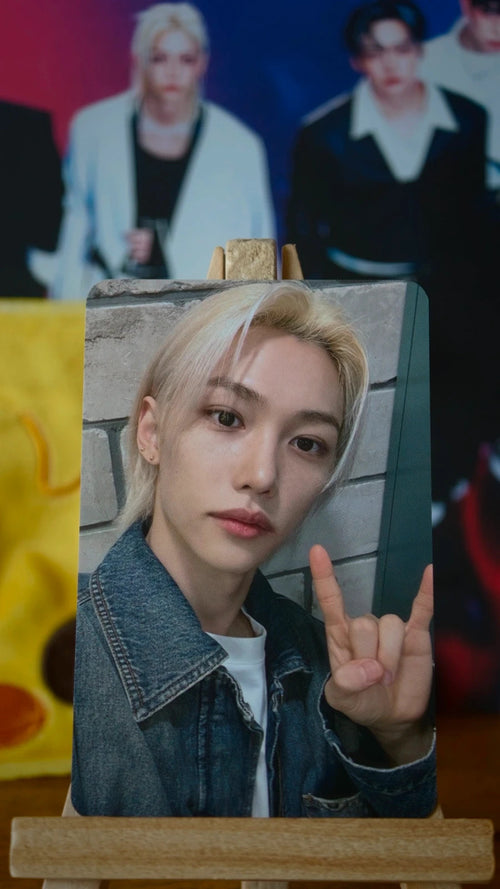 Stray Kids Felix ROCK-STAR Photocard (KTOWN4U POB) — front