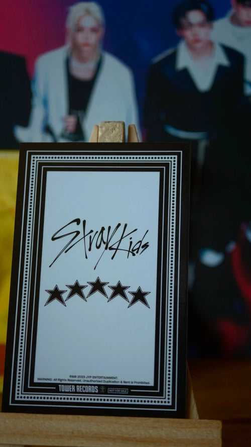Stray Kids Felix 5-STAR Photocard (Tower Records POB) — reverse