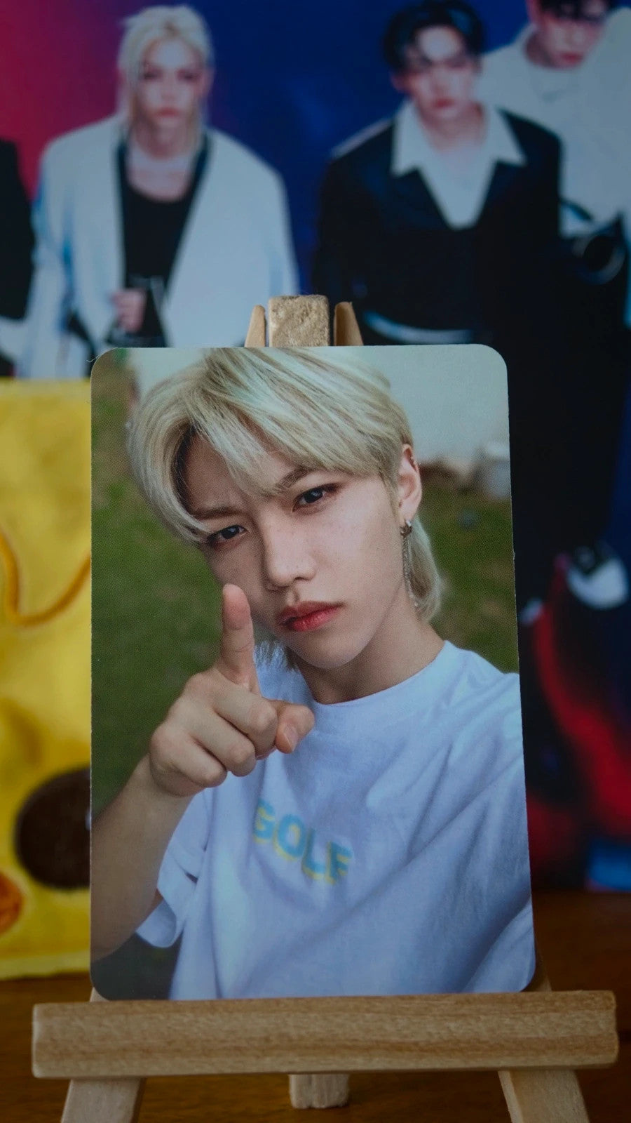 Stray Kids Felix NOEASY Photocard (Double-sided) — second portrait side