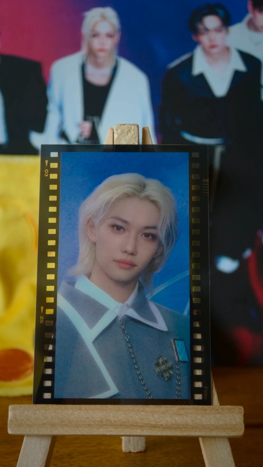 Stray Kids Felix SKZ'S MAGIC SCHOOL Film-style Photocard (Waterproof Camera Set) — printed photo side