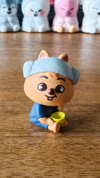Stray Kids SKZOO HAN QUOKKA Sauna Gacha Figure — front view