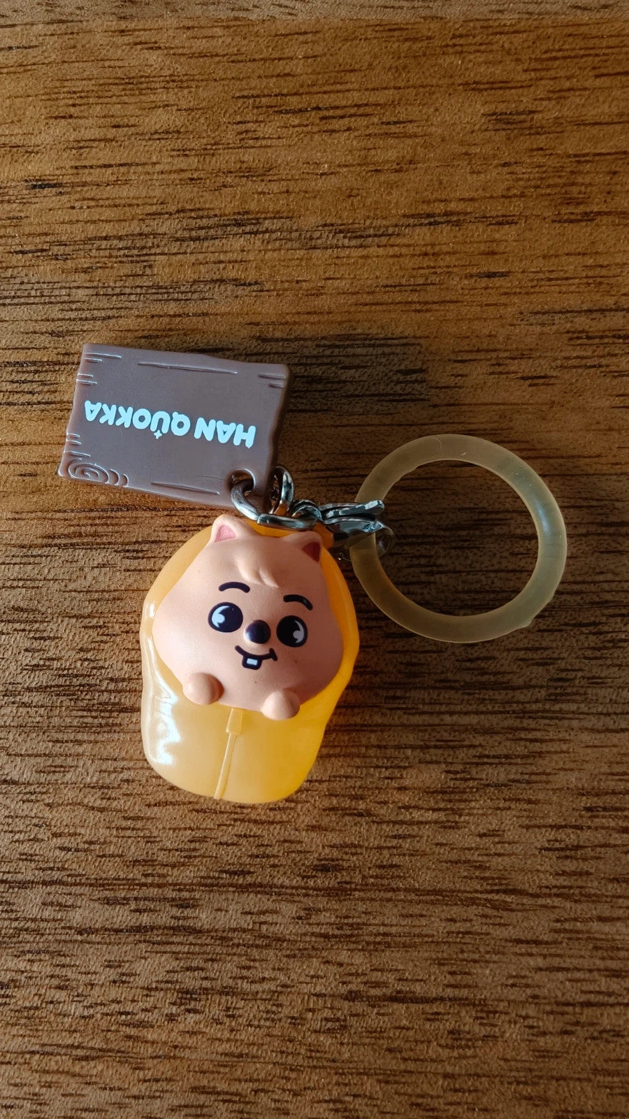 Stray Kids SKZOO HAN QUOKKA Figure Keyring — front view