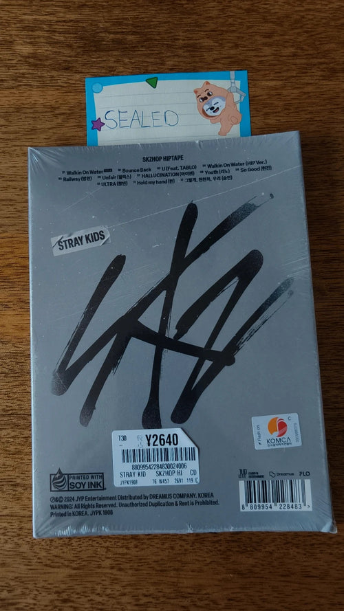 Stray Kids Lee Know HOP Album (Accordion Ver., Sealed) — back cover