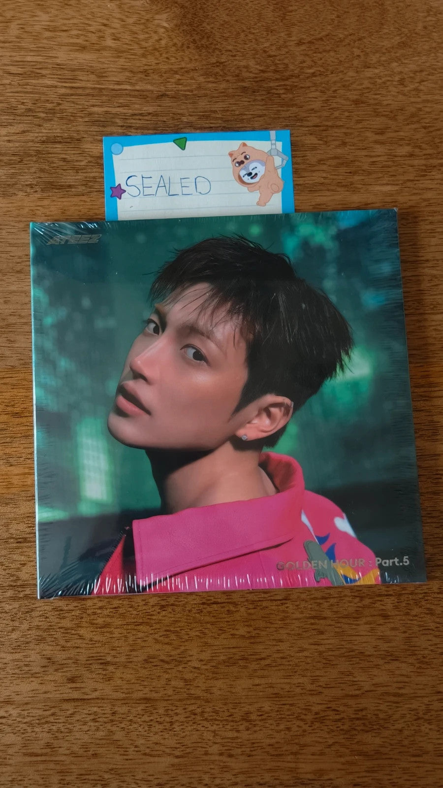 ATEEZ Hongjoong GOLDEN HOUR : Part.5 Album (Digipack Ver., Sealed) — sealed album front
