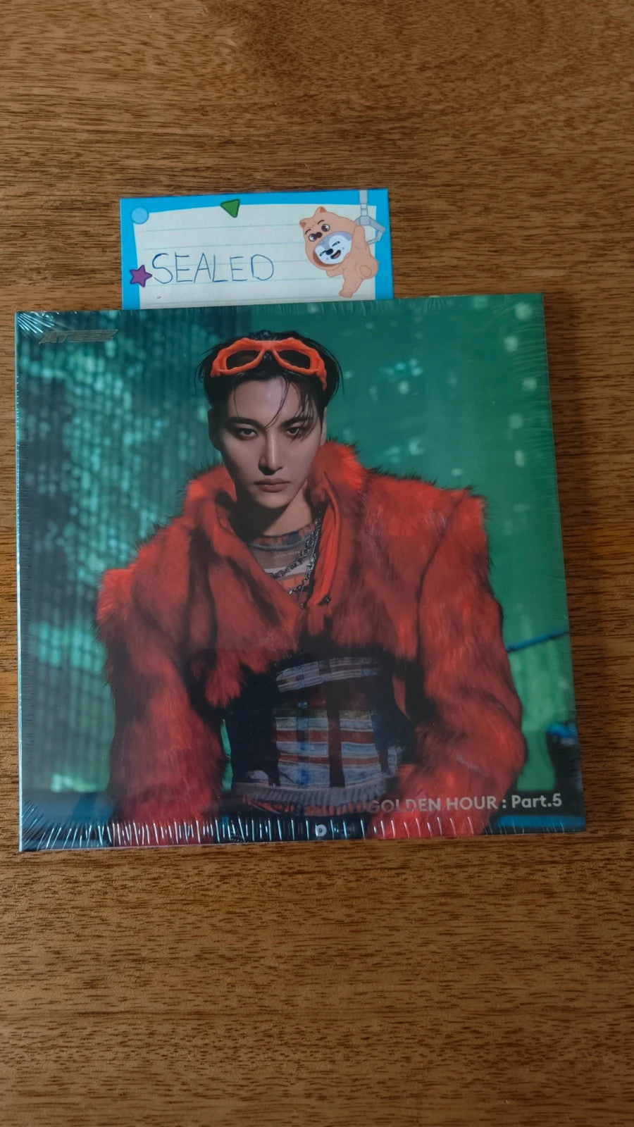ATEEZ Seonghwa GOLDEN HOUR : Part.5 Album (Digipack Ver., Sealed) — sealed album front
