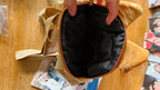 Stray Kids SKZOO HAN QUOKKA Mini Backpack (TOY WORLD), open backpack showing the black lining