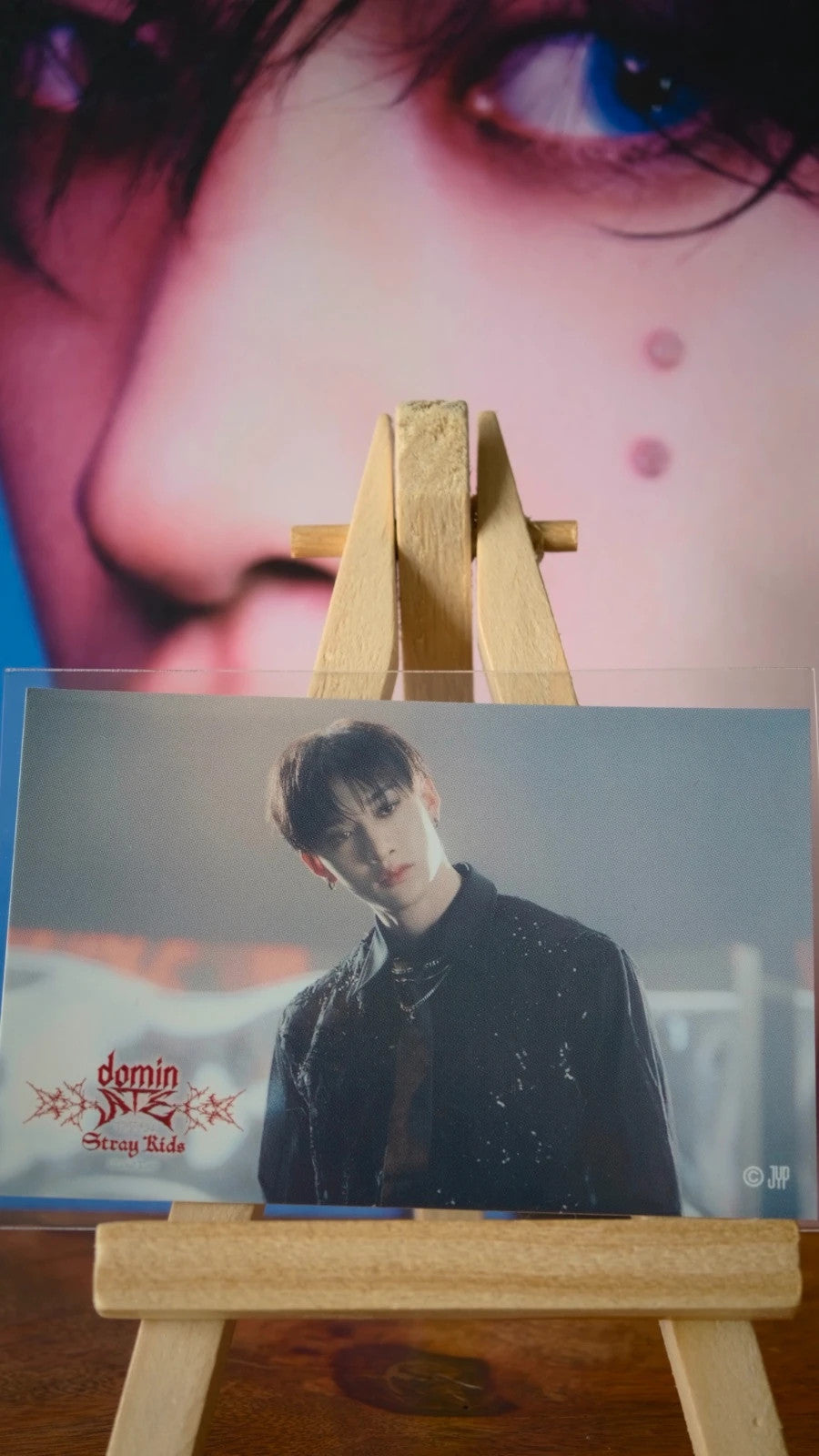 Stray Kids Bang Chan dominATE in Japan 2024 Photo Sticker (Venue Lottery, Landscape Design) — printed photo side