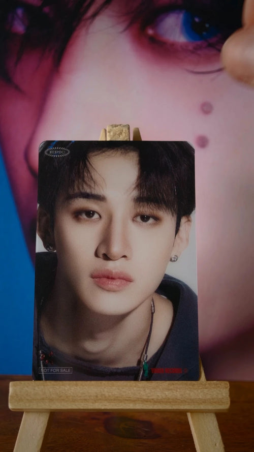 Stray Kids Bang Chan Social Path / Super Bowl Photocard (Tower Records Clear POB) — portrait side
