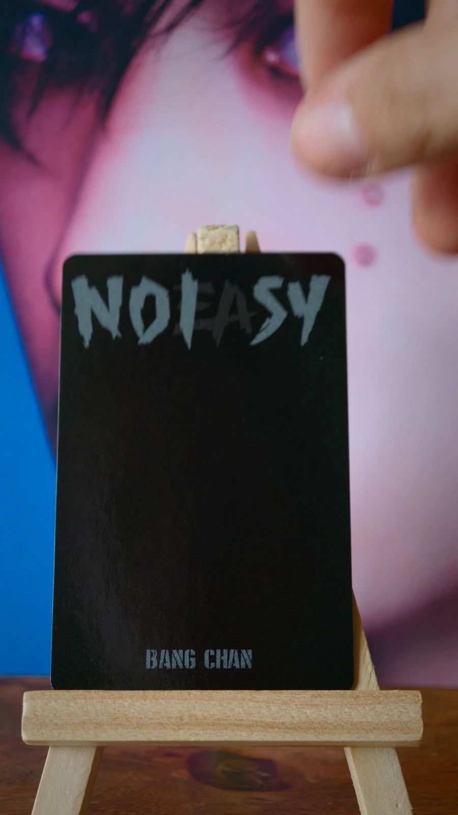 Stray Kids Bang Chan NOEASY Photocard (Limited Ver.) — reverse
