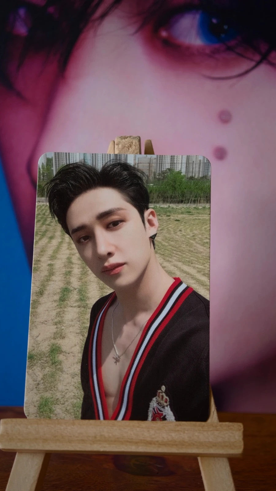 Stray Kids Bang Chan MAXIDENT Photocard (GO Design) — front