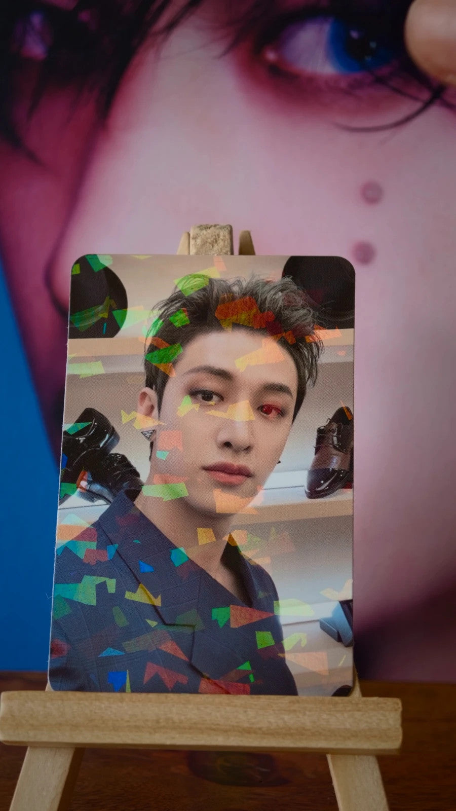 Stray Kids Bang Chan MAXIDENT Photocard (Soundwave Glitter POB) — front