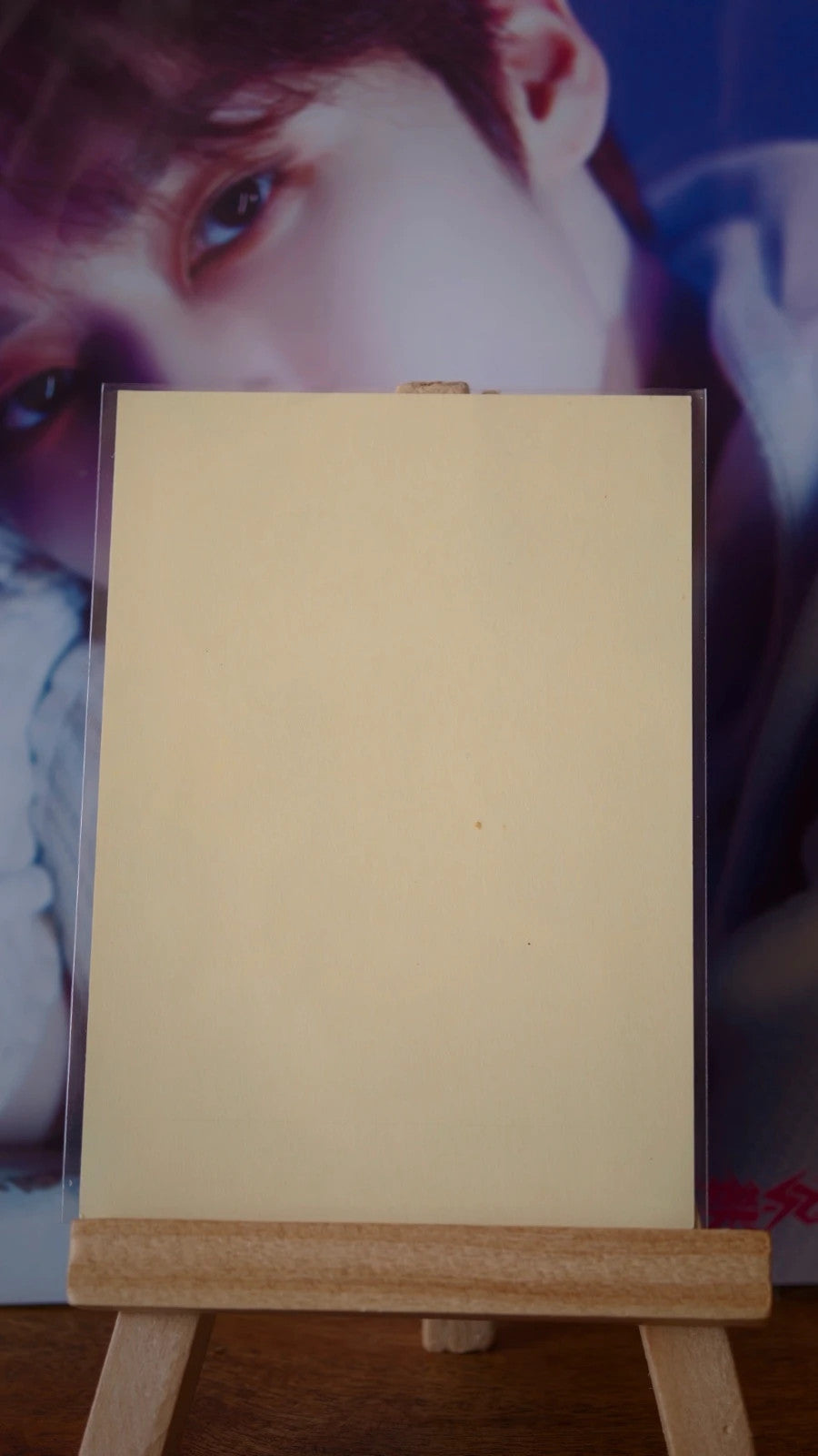 Stray Kids Lee Know THE SOUND Clear Photocard (Tower Records Purchase Benefit) — reverse design