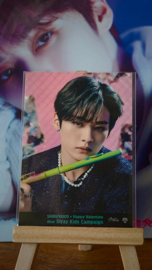 Stray Kids Lee Know THE SOUND Clear Photocard (Tower Records Purchase Benefit) — printed photo design