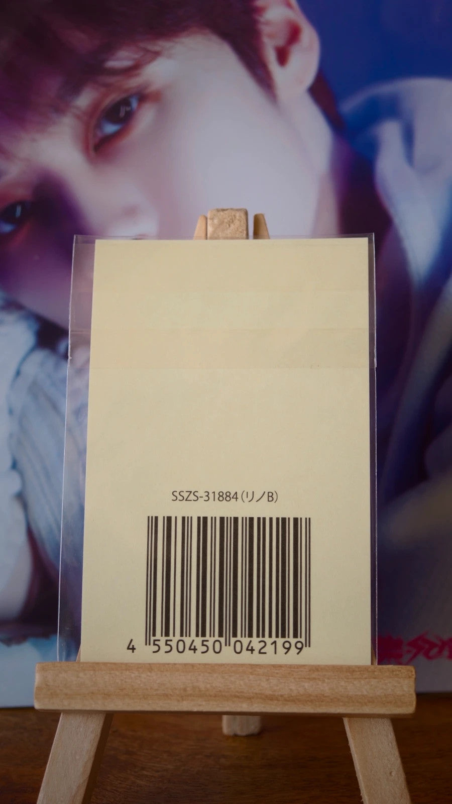 Stray Kids Lee Know SKZ TOY WORLD Photo Sticker (Online Lottery B) — sticker backing