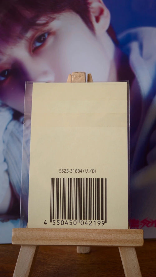 Stray Kids Lee Know SKZ TOY WORLD Photo Sticker (Online Lottery B) — sticker backing