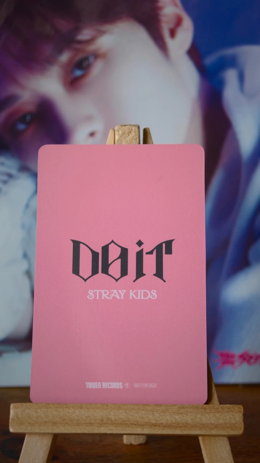 Stray Kids Lee Know DO IT Photocard (Tower Records POB) — reverse