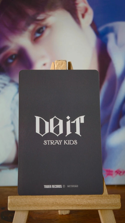 Stray Kids Lee Know & Changbin DO IT unit photocard (Tower Records Unit Lucky Draw) — reverse