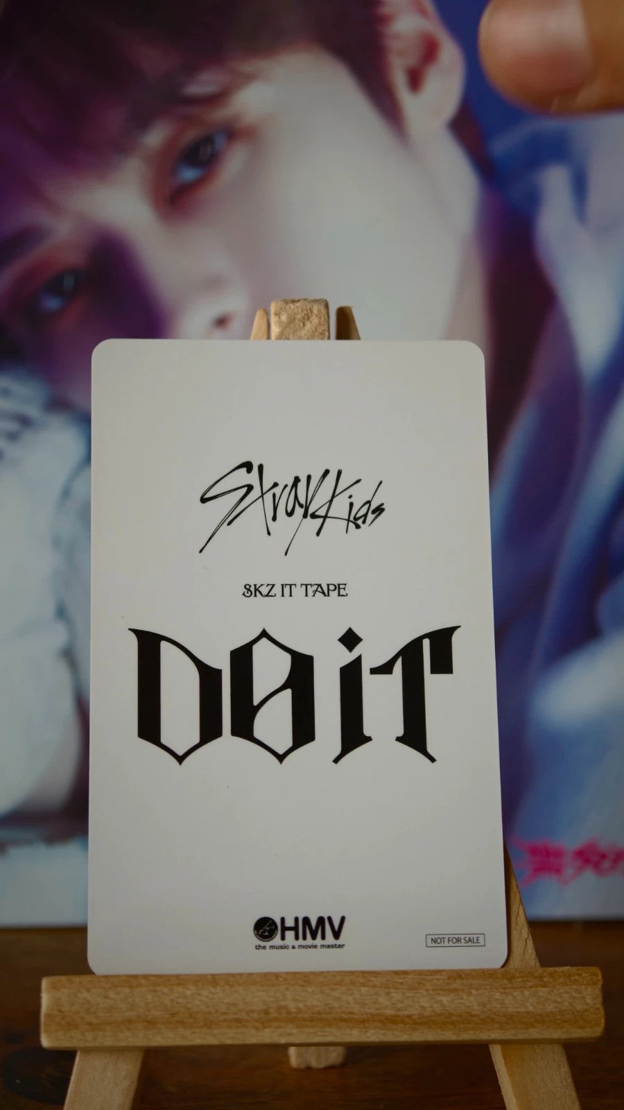 Stray Kids Lee Know DO IT Photocard (HMV Lucky Draw B) — reverse