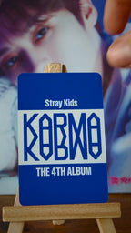 Stray Kids Lee Know KARMA Photocard (Accordion Ver.) — reverse