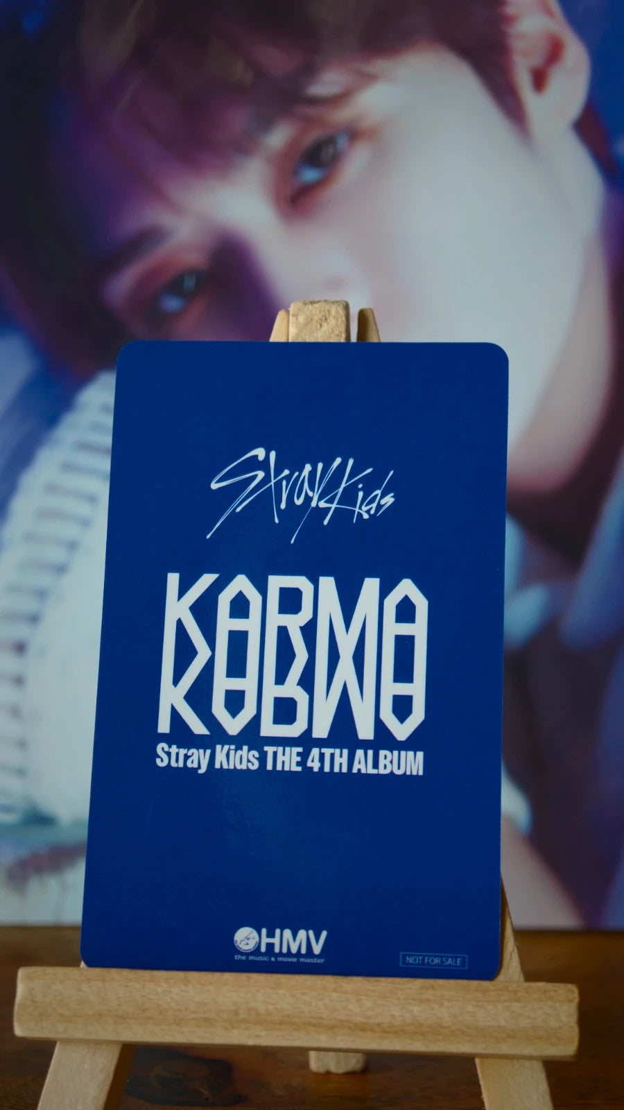 Stray Kids Lee Know KARMA Photocard (HMV B POB) — reverse