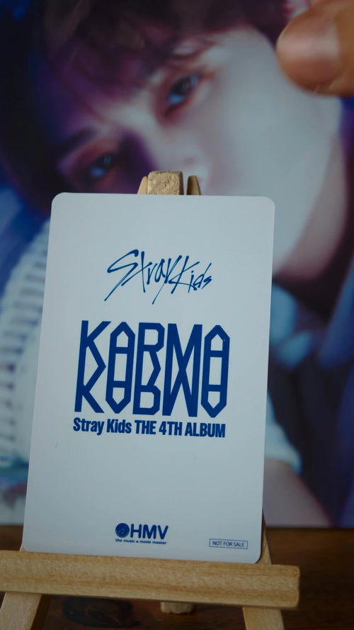 Stray Kids Lee Know KARMA Photocard (HMV Offline-event Benefit) — reverse