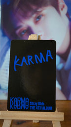 Stray Kids Lee Know KARMA Photocard (KARMA Random Card) — reverse