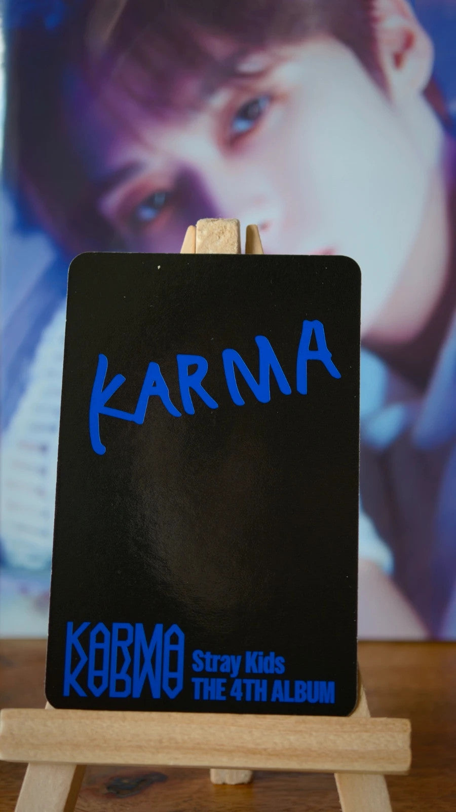 Stray Kids Lee Know KARMA Photocard (KARMA Random Card) — reverse