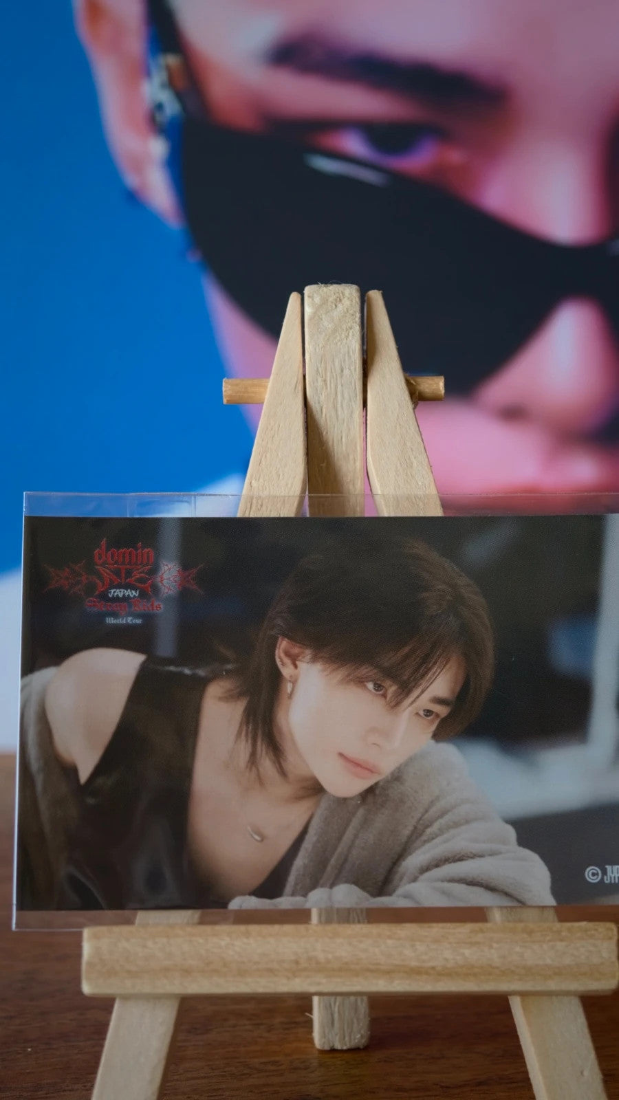 Stray Kids Hyunjin dominATE in Japan 2024 Photo Sticker (Online Lottery, Landscape Design) — printed photo side