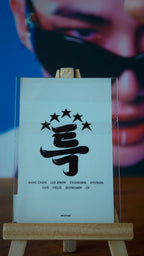 Stray Kids Hyunjin 5-STAR Photocard (Sony Music Shop Polaroid-style Benefit) — reverse