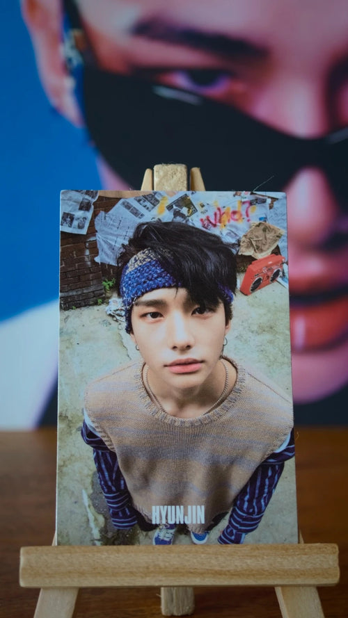 Stray Kids Hyunjin I am WHO Photocard (Behind Design) — front