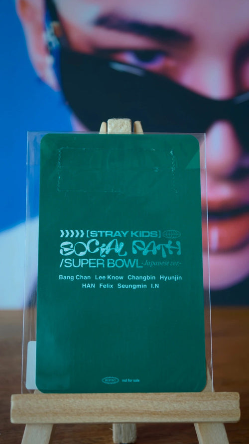 Stray Kids Changbin & Hyunjin Social Path / Super Bowl Unit Photocard (Fanclub POB) — reverse