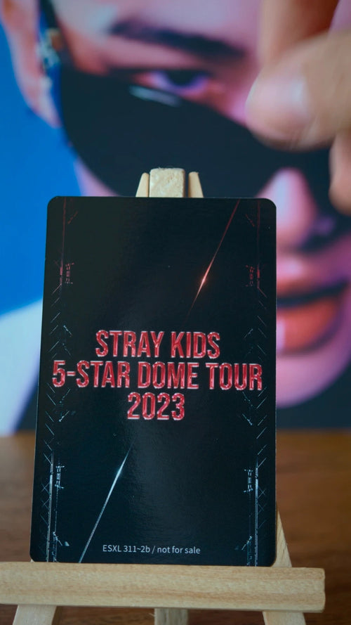 Stray Kids Hyunjin 5-STAR Dome Tour 2023 Photocard (Limited Blu-ray) — reverse
