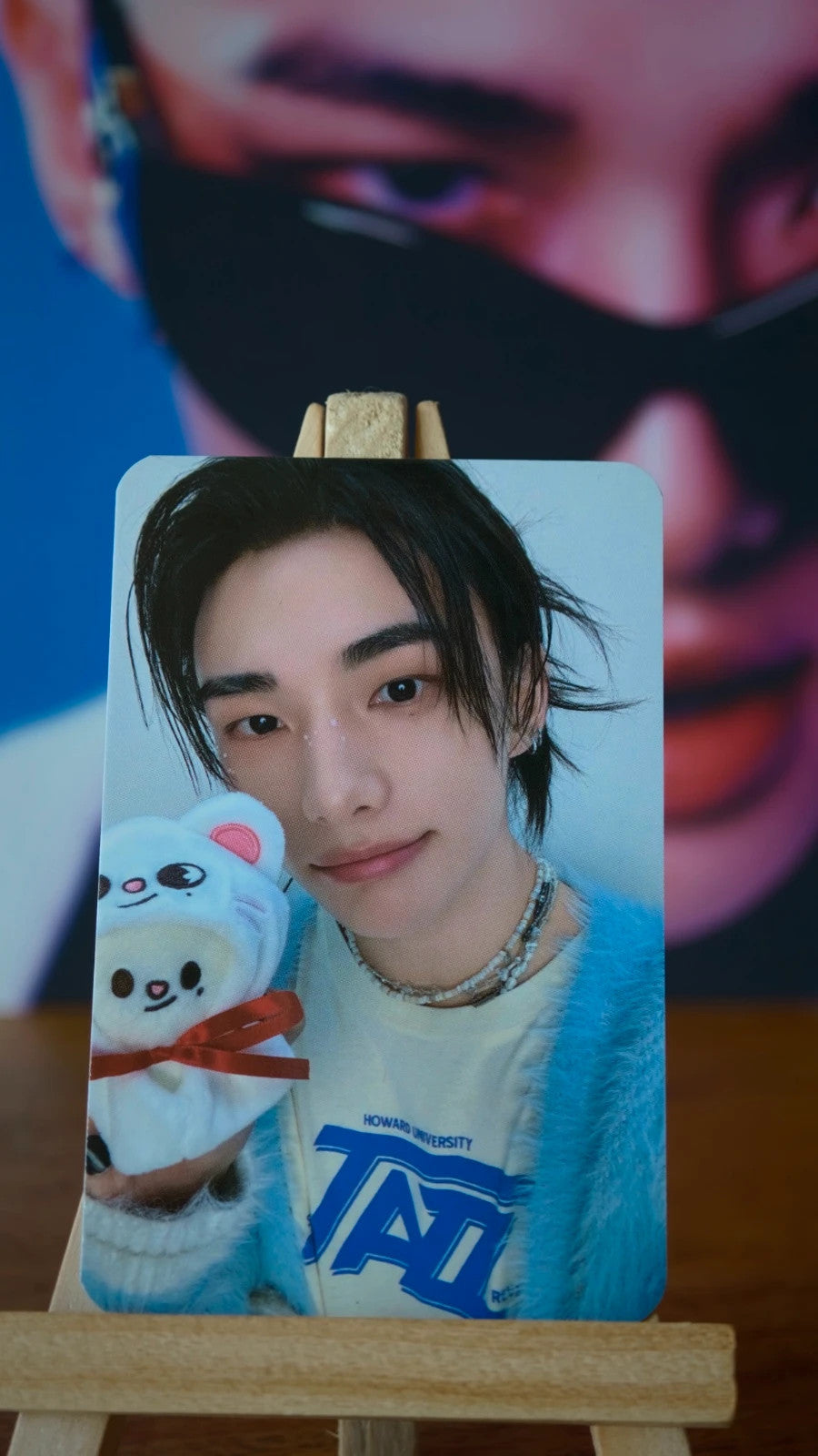 Stray Kids Hyunjin SKZ 5'CLOCK Photocard (Acrylic Stand Inclusion) — front
