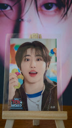 Stray Kids Han SKZ TOY WORLD Photo Sticker (Venue Lottery, A Design) — printed photo side