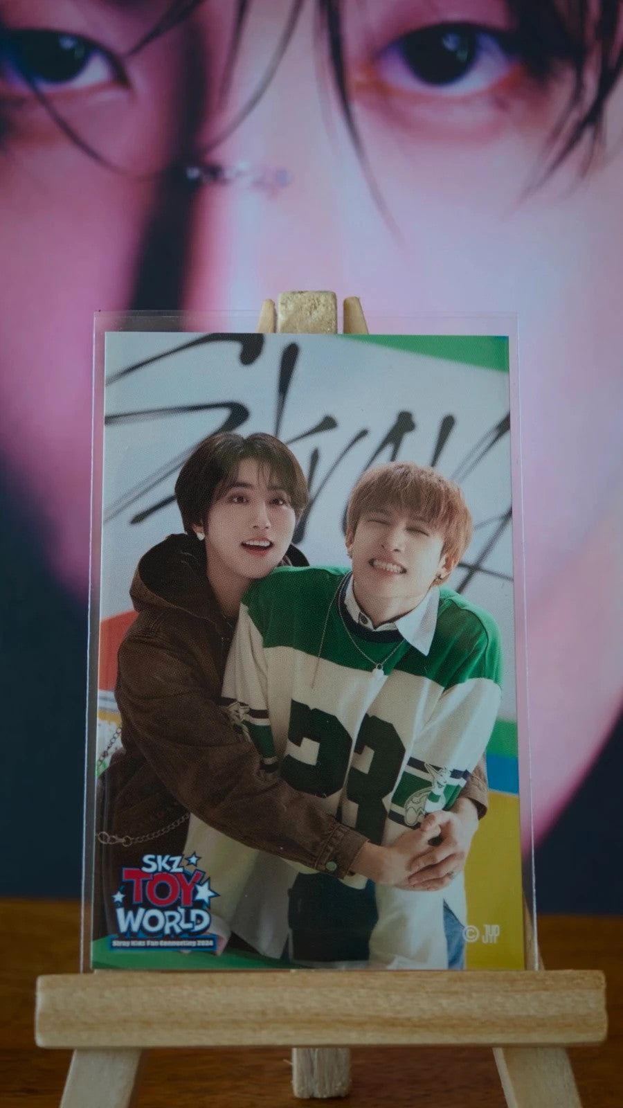 Stray Kids Bang Chan & Han SKZ TOY WORLD Unit Photo Sticker (Online Lottery, Unit Design) — printed photo side