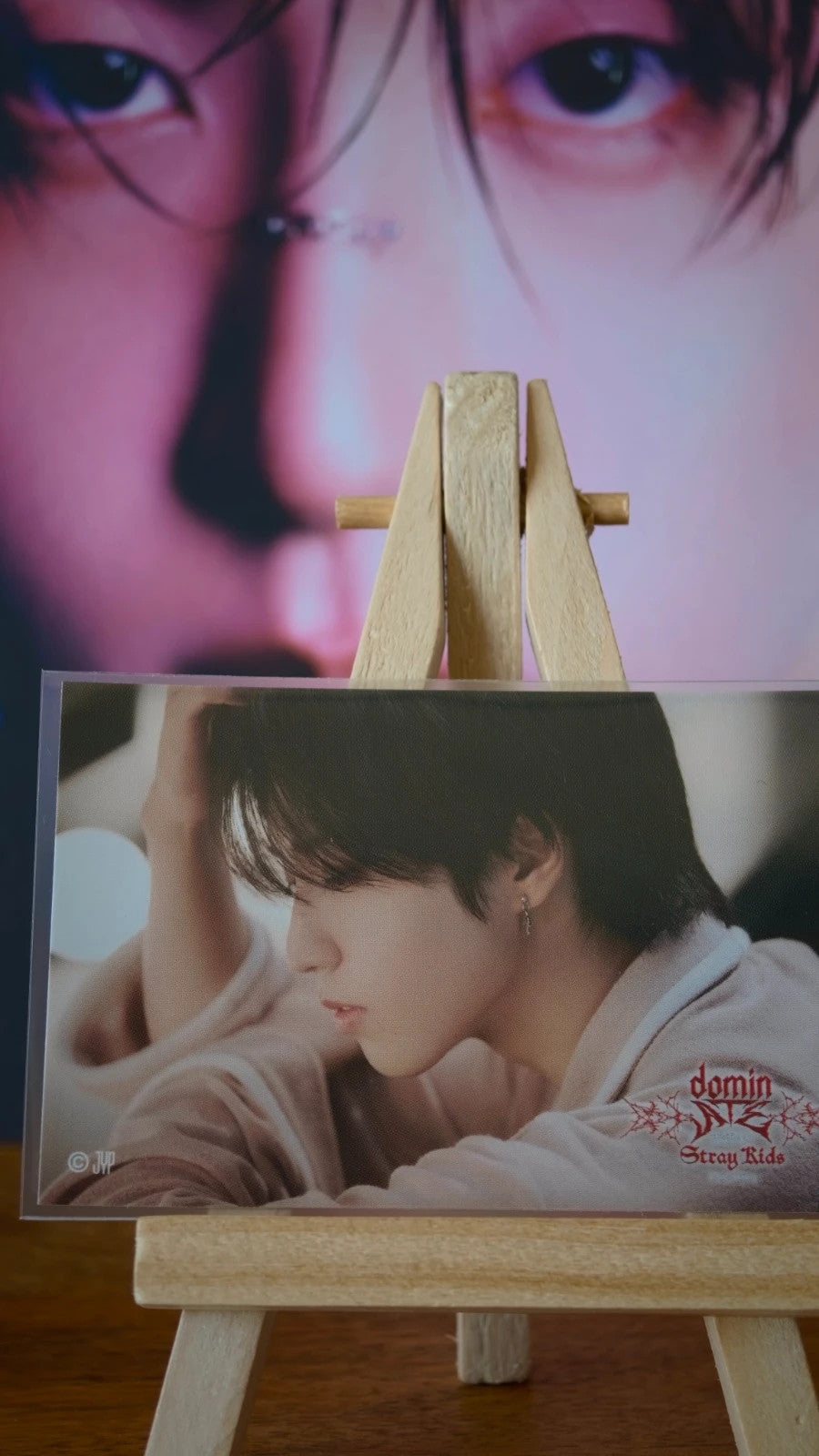 Stray Kids Han dominATE in Japan 2024 Photo Sticker (Online Lottery, Landscape Design) — printed photo side