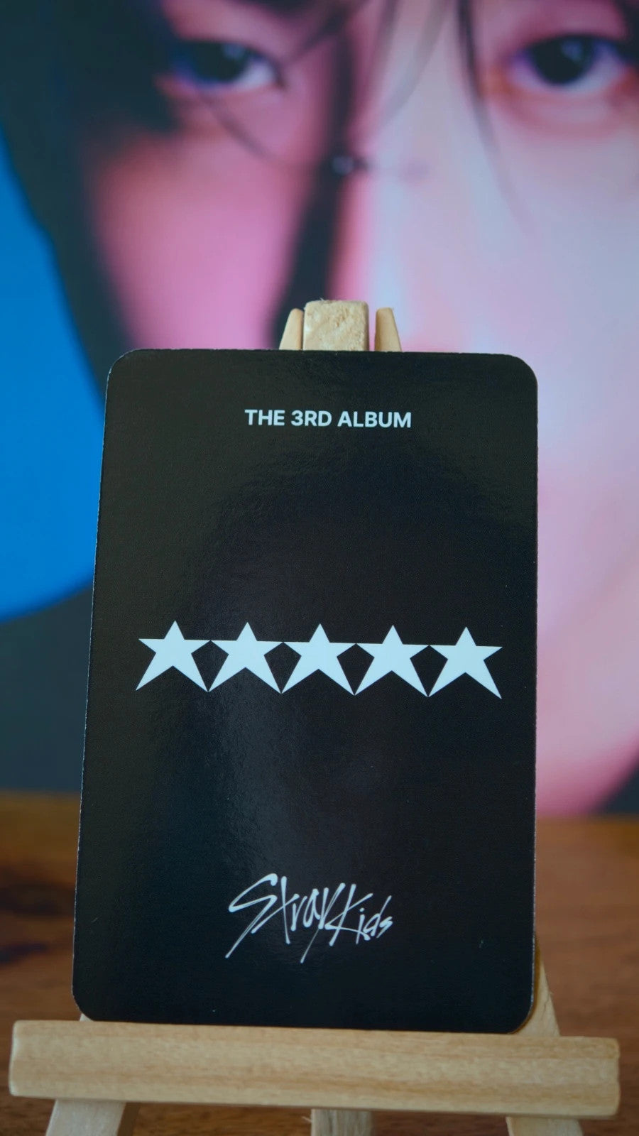Stray Kids Han 5-STAR Photocard (Apple Music POB) — reverse