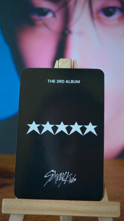 Stray Kids Han 5-STAR Photocard (Apple Music POB) — reverse