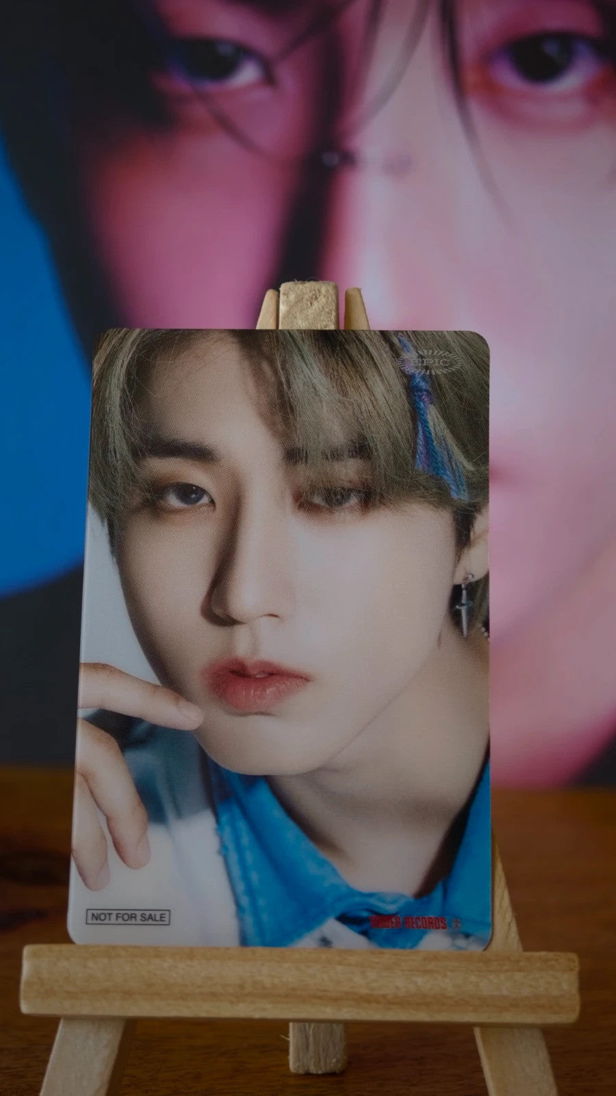 Stray Kids Han Social Path / Super Bowl Photocard (Tower Records Clear POB) — portrait side