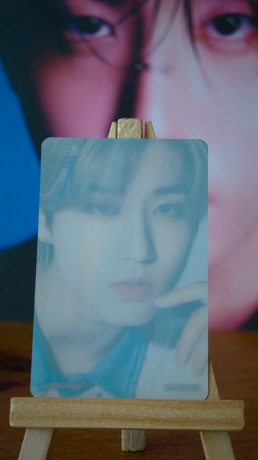 Stray Kids Han Social Path / Super Bowl Photocard (Tower Records Clear POB) — translucent reverse