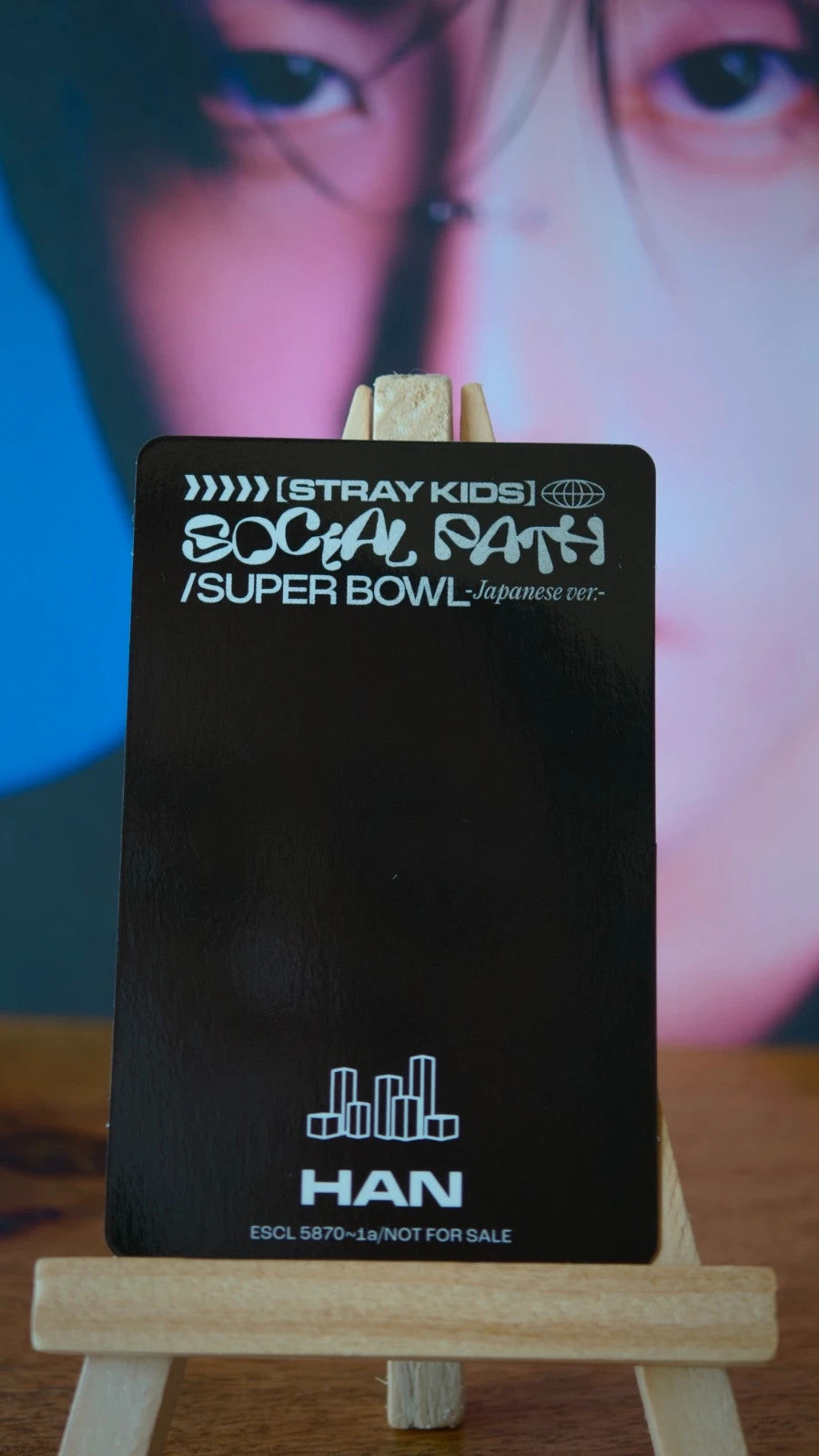 Stray Kids Han Social Path / Super Bowl Photocard (Limited A) — reverse