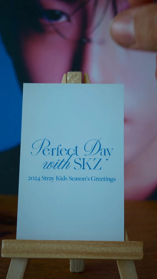 Stray Kids Han Perfect Day with SKZ Photocard (Pre-order Benefit) — reverse design
