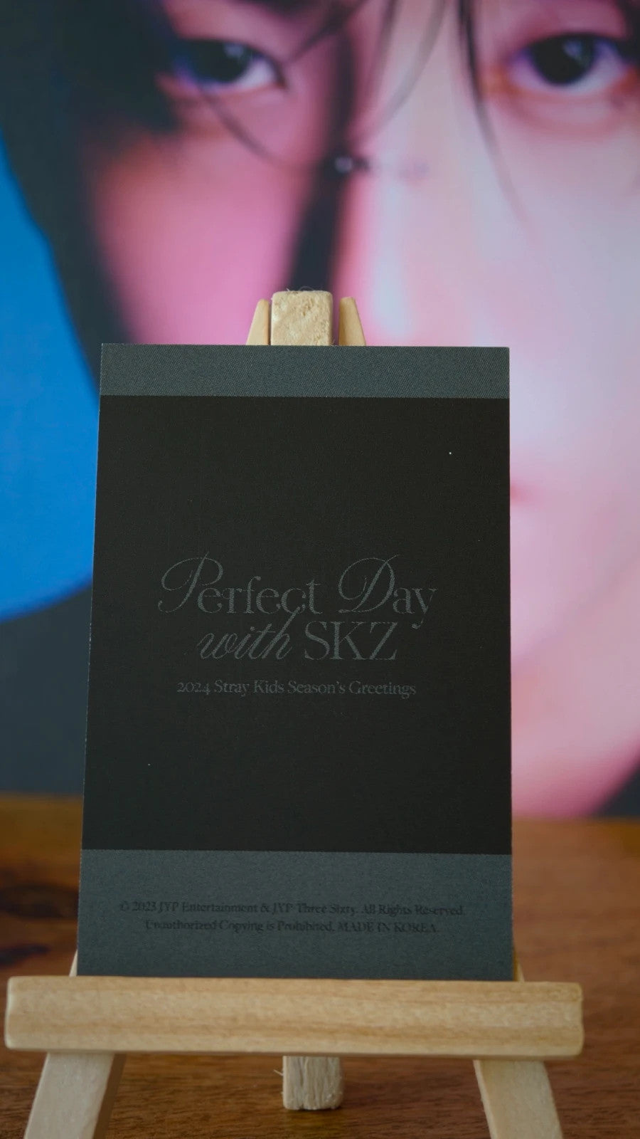 Stray Kids Han Perfect Day with SKZ Photocard (Polaroid Photocard) — reverse design