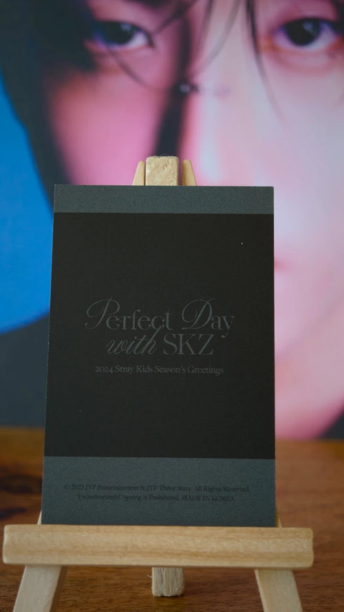 Stray Kids Han Perfect Day with SKZ Photocard (Polaroid Photocard) — reverse design
