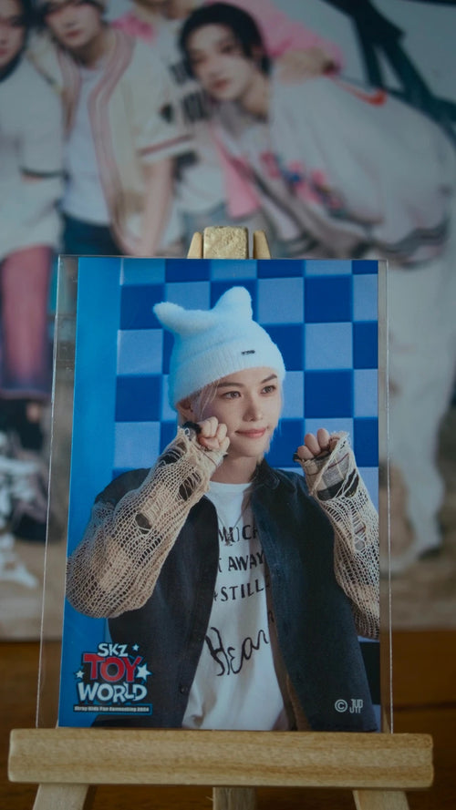 Stray Kids Felix SKZ TOY WORLD Photo Sticker (Online Lottery, A Design) — printed photo side