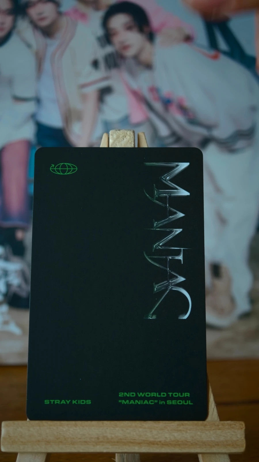 Stray Kids Felix MANIAC in Seoul Photocard (DVD Inclusion) — reverse