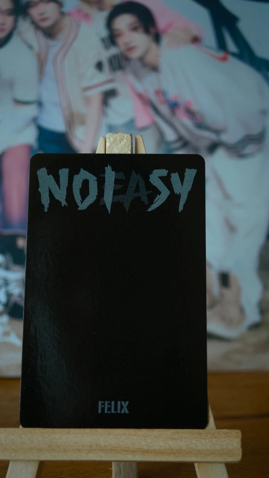 Stray Kids Felix NOEASY Photocard (Limited Ver.) — reverse