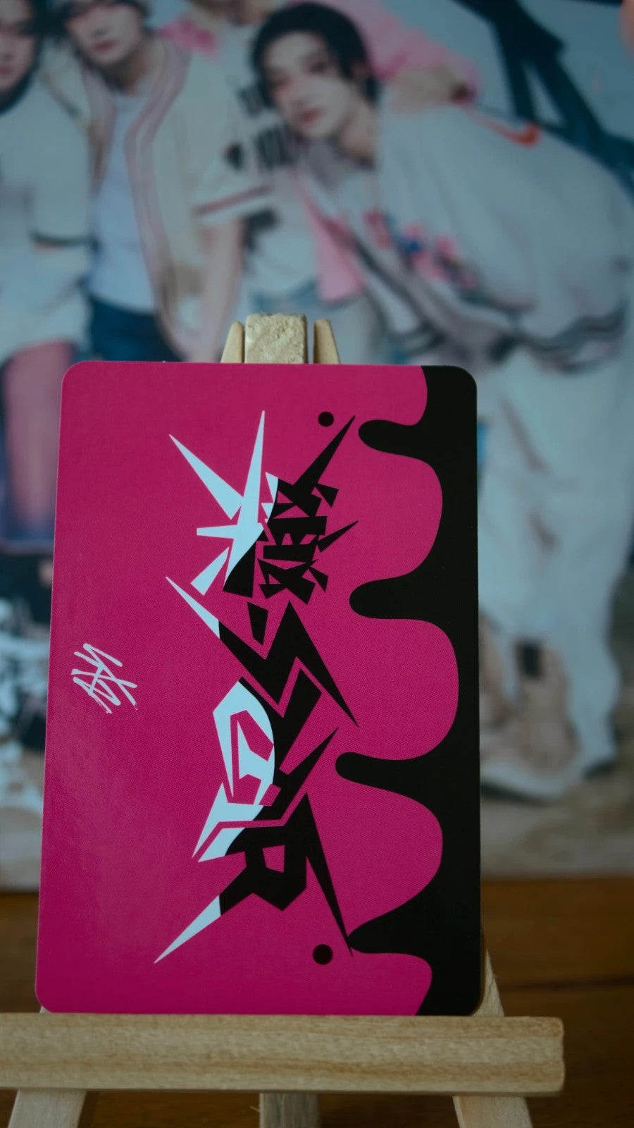 Stray Kids Felix ROCK-STAR Photocard (Soundwave Pop-Up Giveaway Round 1) — reverse