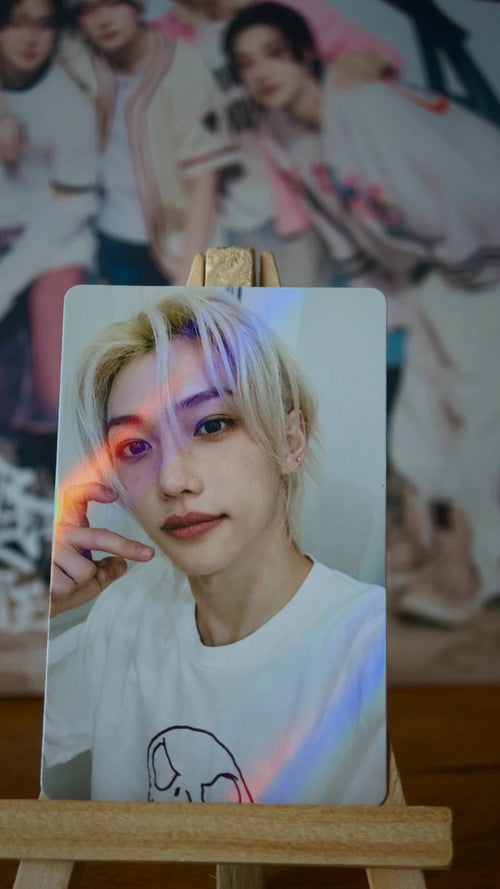 Stray Kids Felix ROCK-STAR Photocard (KMStation POB) — front